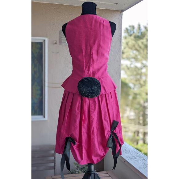 💜✨Berry Bunny Costume w/Black Sparkle Bunnytail & Ears🐰💗 - Picture 2 of 15